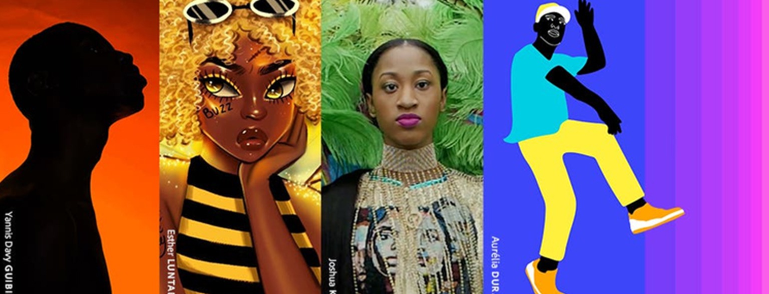 Aurélia Durand illustration man dancing colorful background