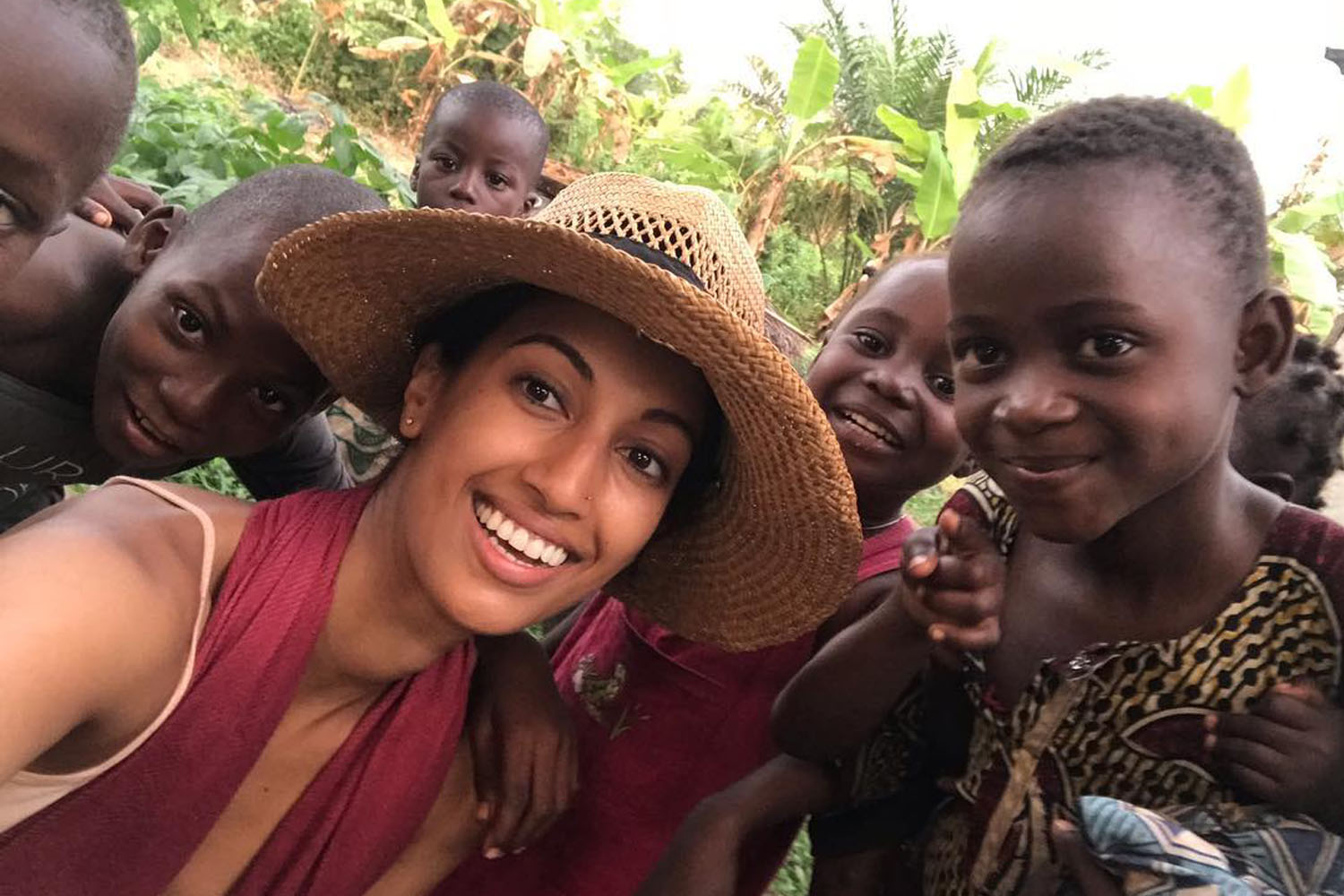 Melissa Roy during her travels