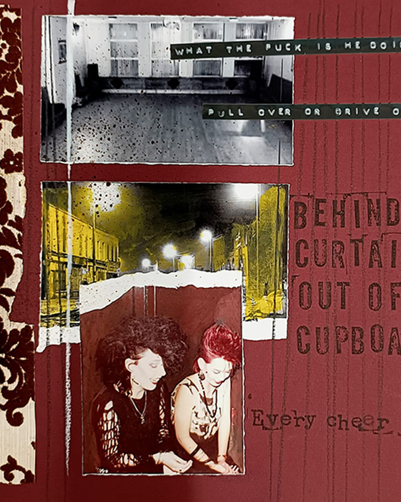 Collage featuring women