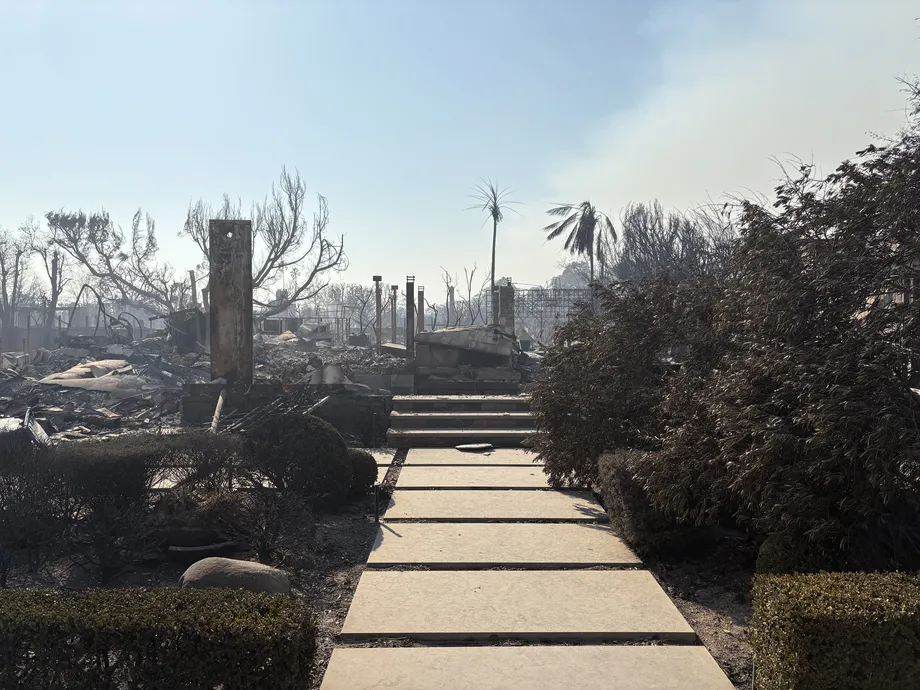 Chef Shemtob’s devastated former home