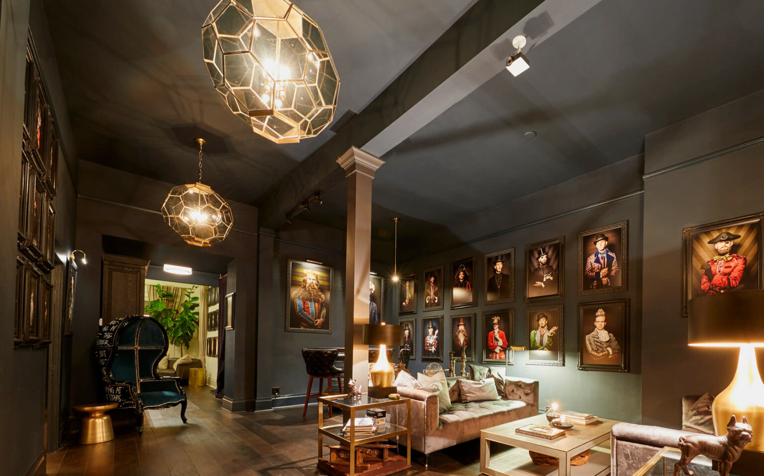 Modern LGBTQ+ social club interior