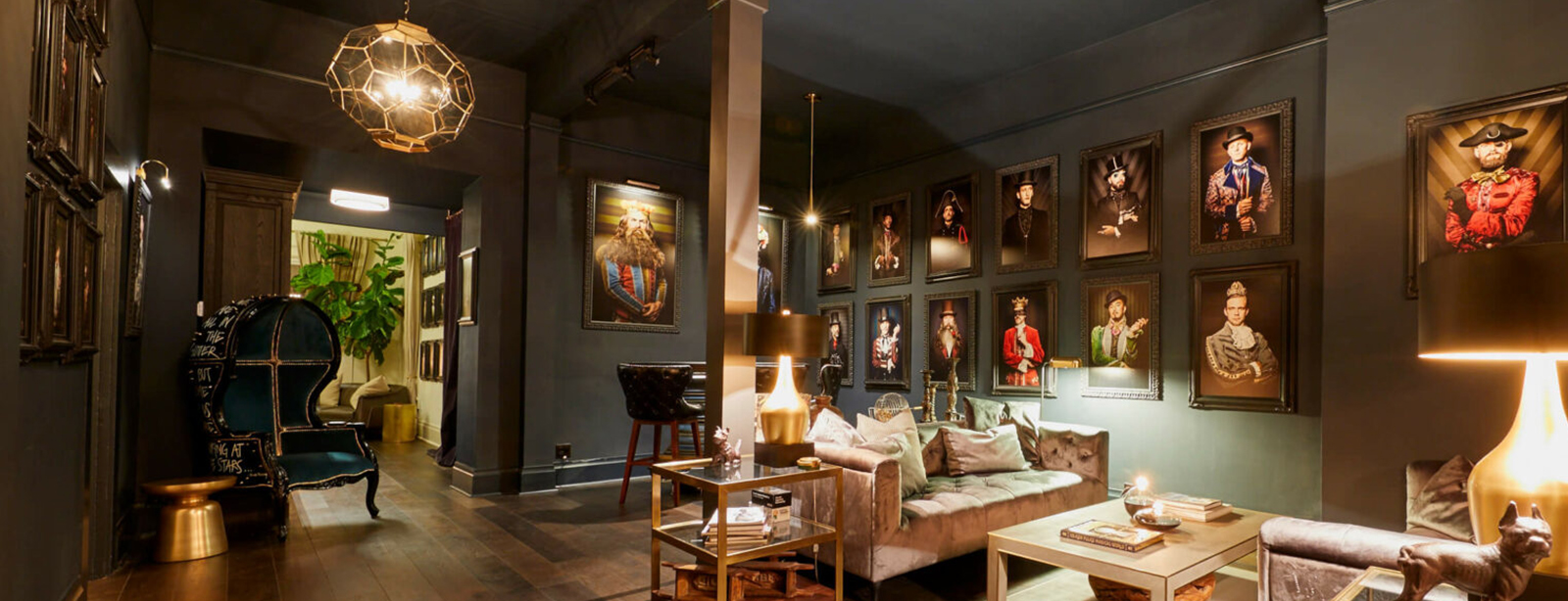 Modern LGBTQ+ social club interior